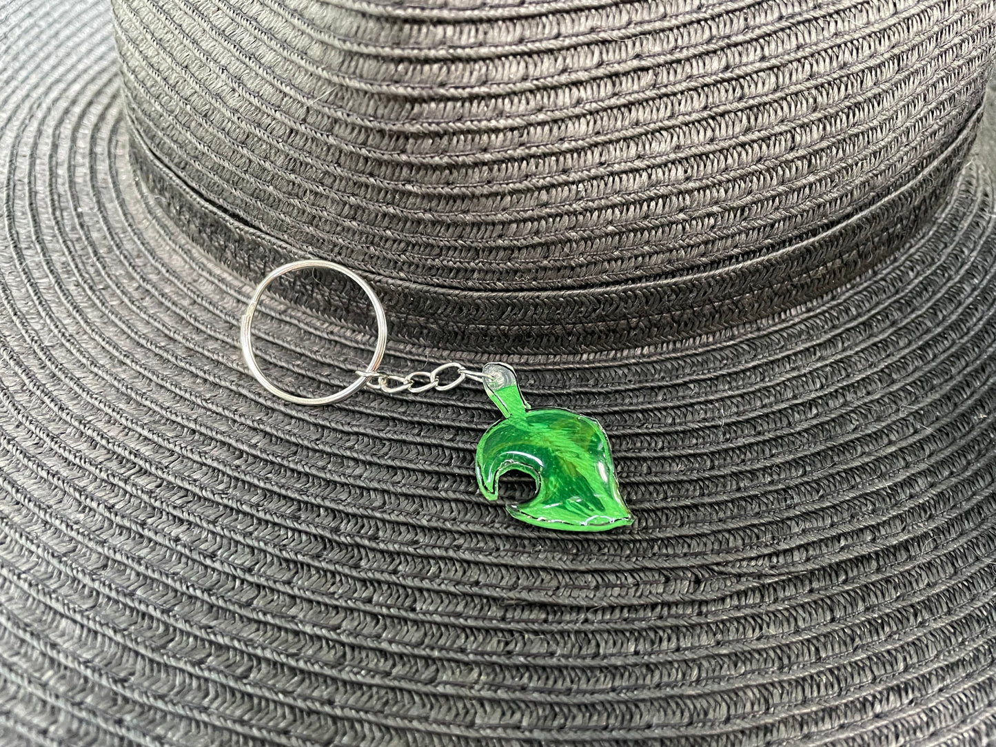 Animal Crossing Leaf Keychain